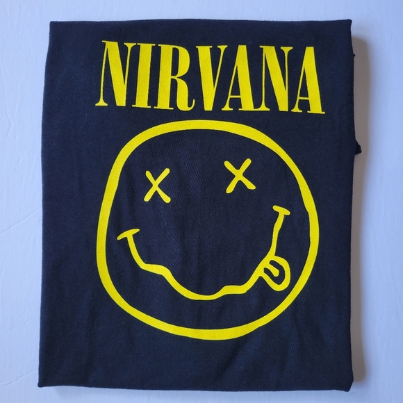 Nirvana Smiley Logo Tee. - Picture 4 of 5